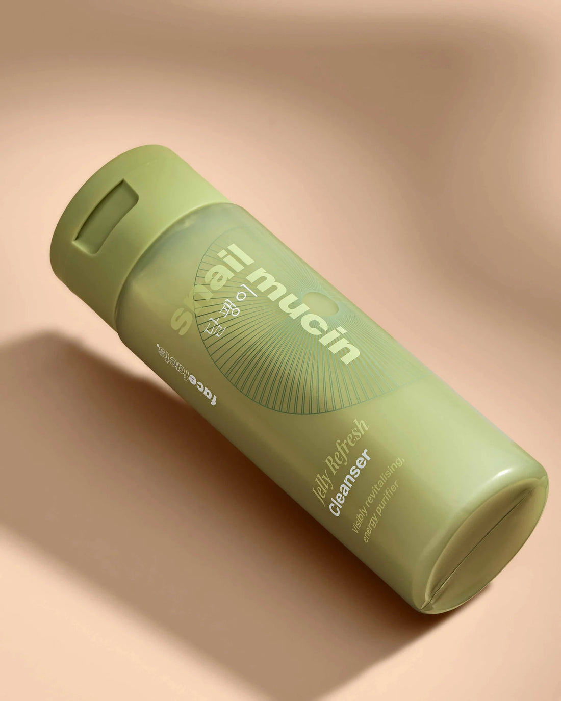 Face Facts Snail Mucin Jelly Refresh Cleanser in a 200ml bottle, featuring a clear gel formula for gentle skin cleansing.