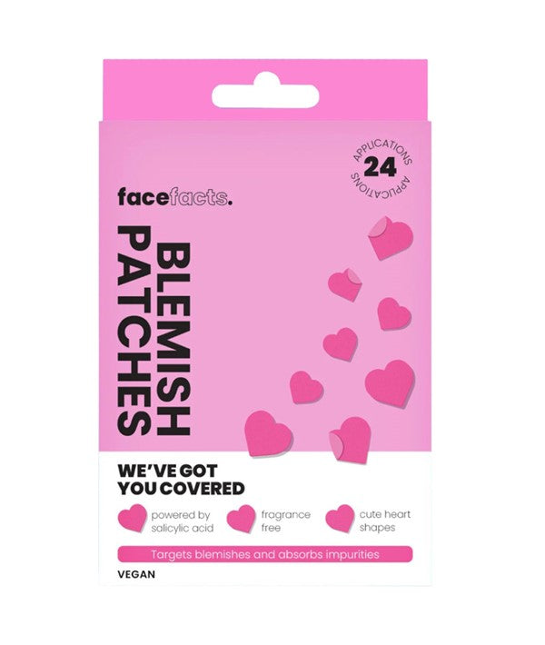 Face Facts  Blemish Patches Pink Hearts