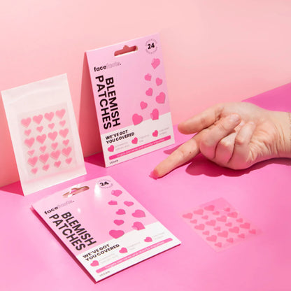 Face Facts  Blemish Patches Pink Hearts