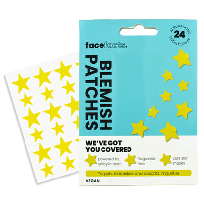 Face Facts  Blemish Patches Yellow Stars