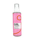 Face Facts Headshock Curl Tamer Conditioner bottle, lightweight detangling milk for curly hair, with a white and teal label.