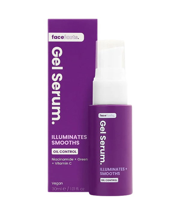 Face Facts  Illuminates Plus Smooths Oil Control Gel Serum