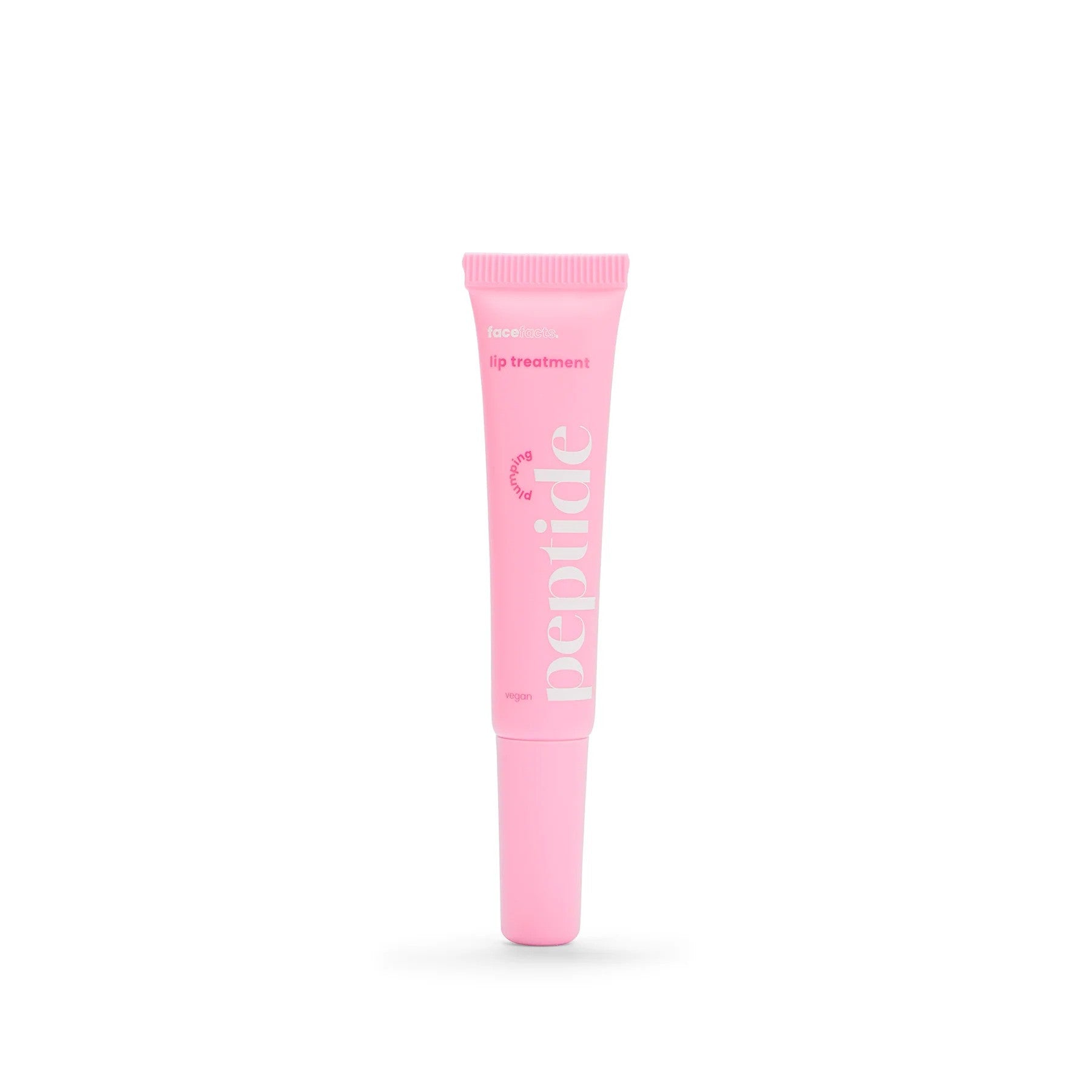 Face Facts Peptide Lip Treatment Candy Kiss in a tube, showcasing nourishing lip care for smooth, hydrated lips.