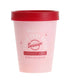 Face Facts Raspberry Ripple Sugar Body Scrub in a jar, featuring pink and white exfoliating sugar crystals for bath and shower use.