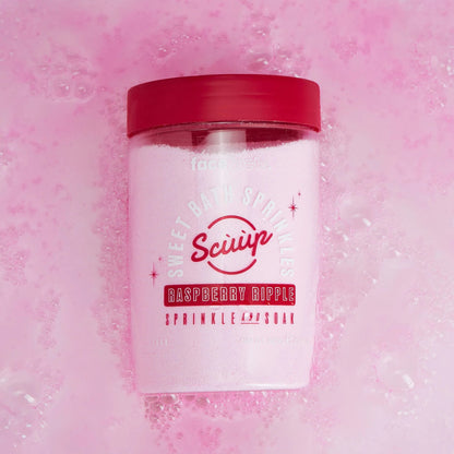 Face Facts Scuup Raspberry Ripple Sweet Bath Sprinkles