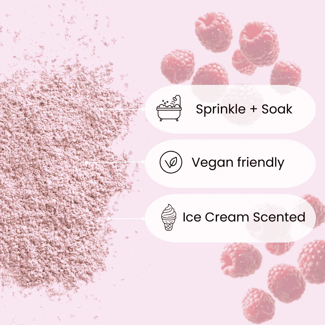 Face Facts Scuup Raspberry Ripple Sweet Bath Sprinkles