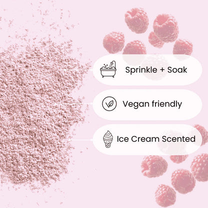 Face Facts Scuup Raspberry Ripple Sweet Bath Sprinkles