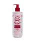 Face Facts Raspberry Ripple Swirled Body Cream jar, creamy body care product with raspberry ripple swirl design.