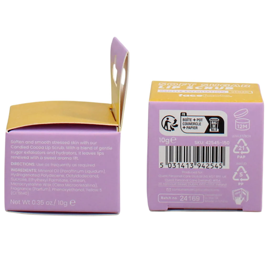 Face Facts  Soft Sugar Lip Scrub Candied Cocoa