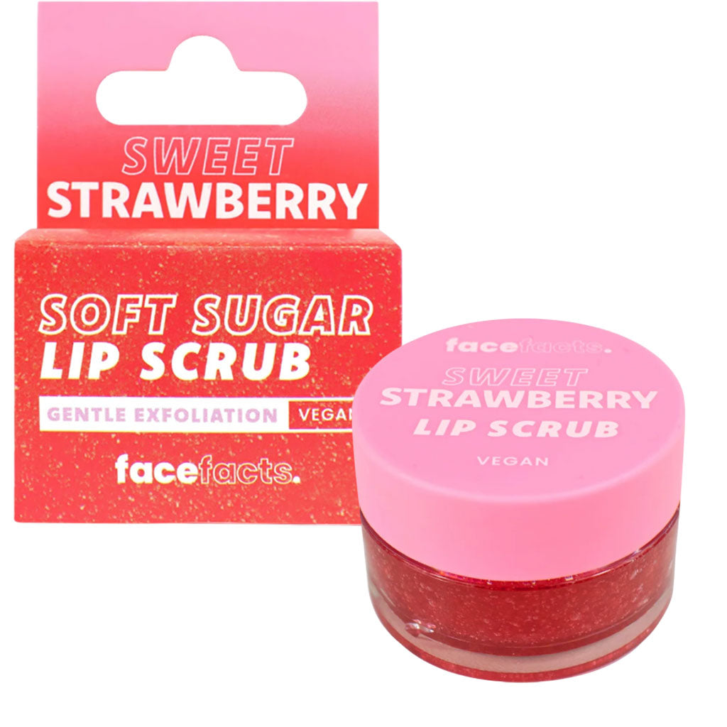 Face Facts  Soft Sugar Lip Scrub Sweet Strawberry