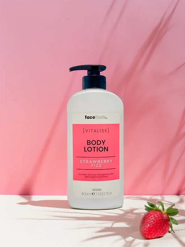 Face Facts Vitalise Strawberry Fizz Body Lotion