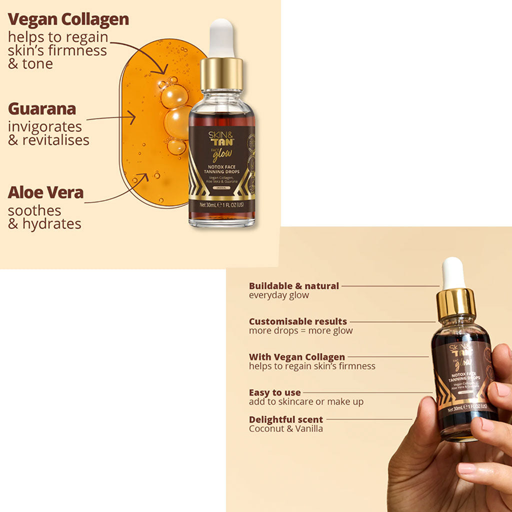 Skinny Tan  Face Glow Notox Face Tanning Drops