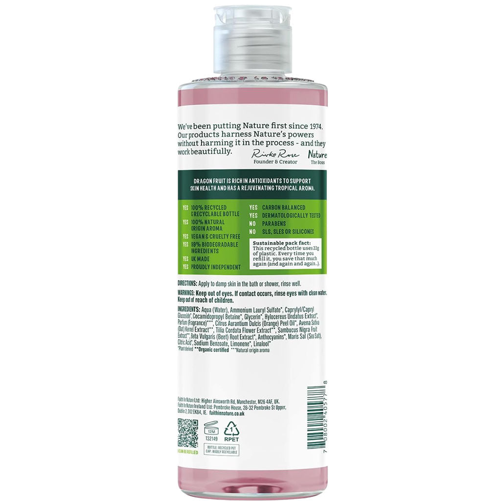 Faith In Nature Dragon Fruit Rejuvenaing Body Wash
