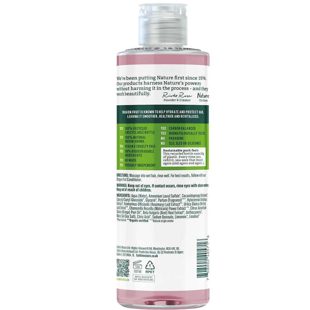 Faith In Nature Dragon Fruit Revitalising Shampoo For Oily Hair And Scalp