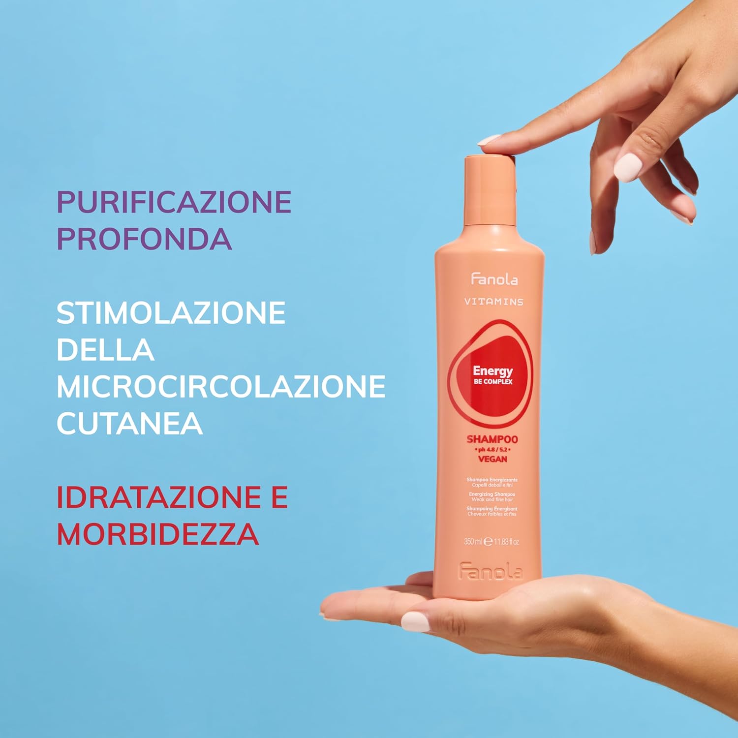 Fanola Vitamins Energy Be Complex Shampoo