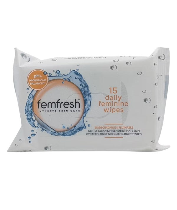 Fem Fresh Femfresh Intimate Hygiene Flushable Feminine Wipes