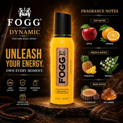 Fogg  Dynamic Perfume Body Spray For Men
