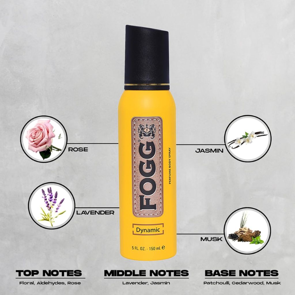 Fogg  Dynamic Perfume Body Spray For Men