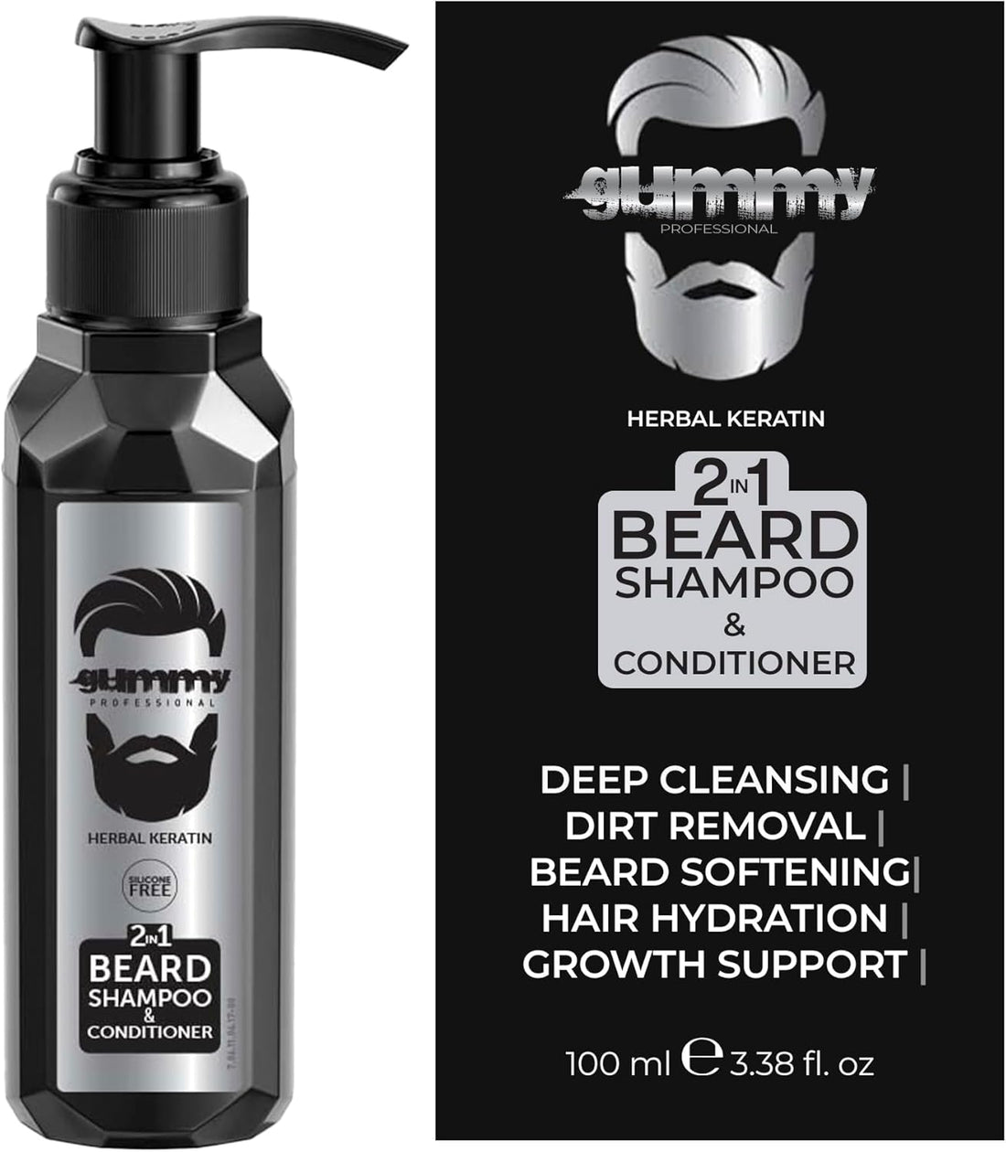 Fonex Gummy 2 In 1 Beard Shampoo And Conditioner