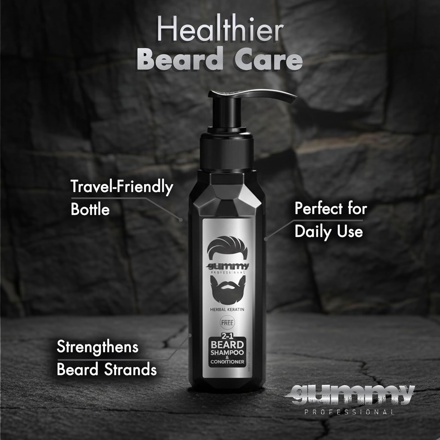 Fonex Gummy 2 In 1 Beard Shampoo And Conditioner