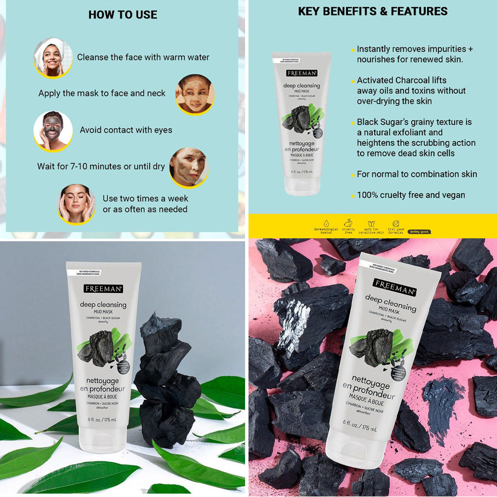 Freeman Beauty Freeman Deep Cleansing Mud Mask