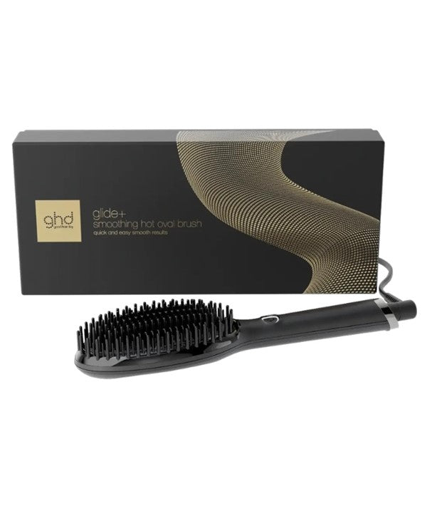 GHD  Glide Plus Smoothing Hot Oval Brush Black