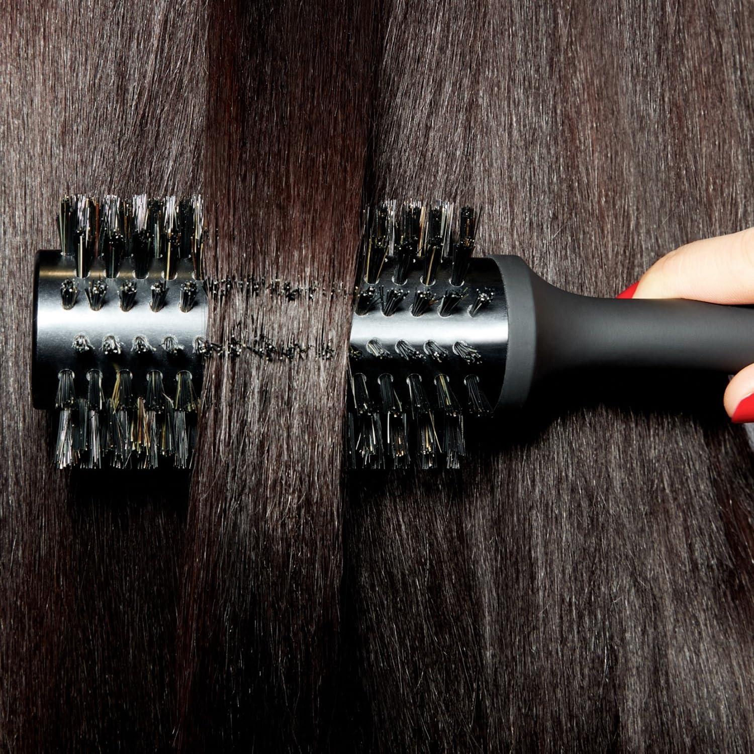 GHD The Smoother Natural Bristle Radial Hair Brush