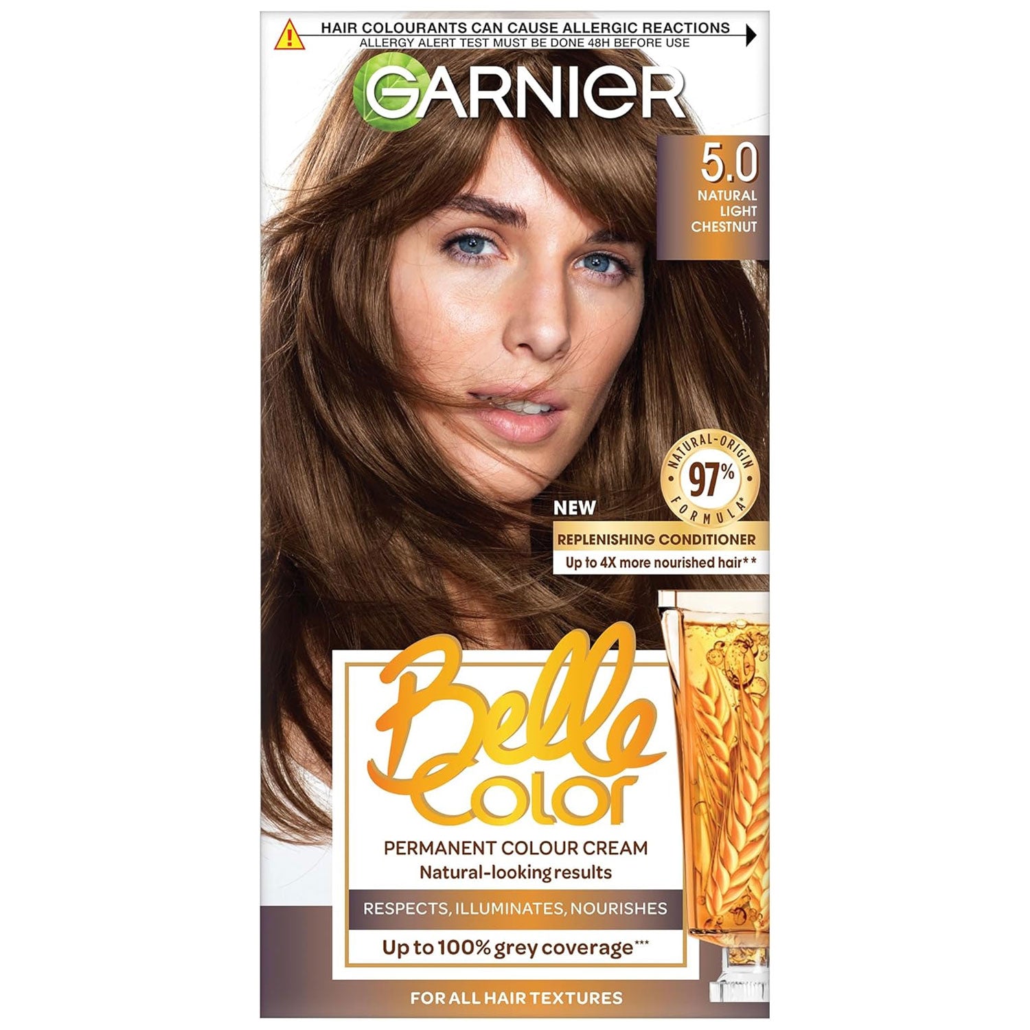 Garnier Belle Color Creme Permanent 5 Natural Light Chestnut