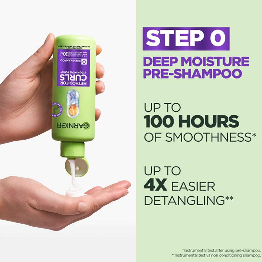 Garnier Method For Curls Up To 100H Moisture 0 Pre Shampoo