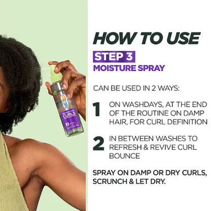 Garnier Method For Curls Up To 48H Moisture Definition 3 Spray