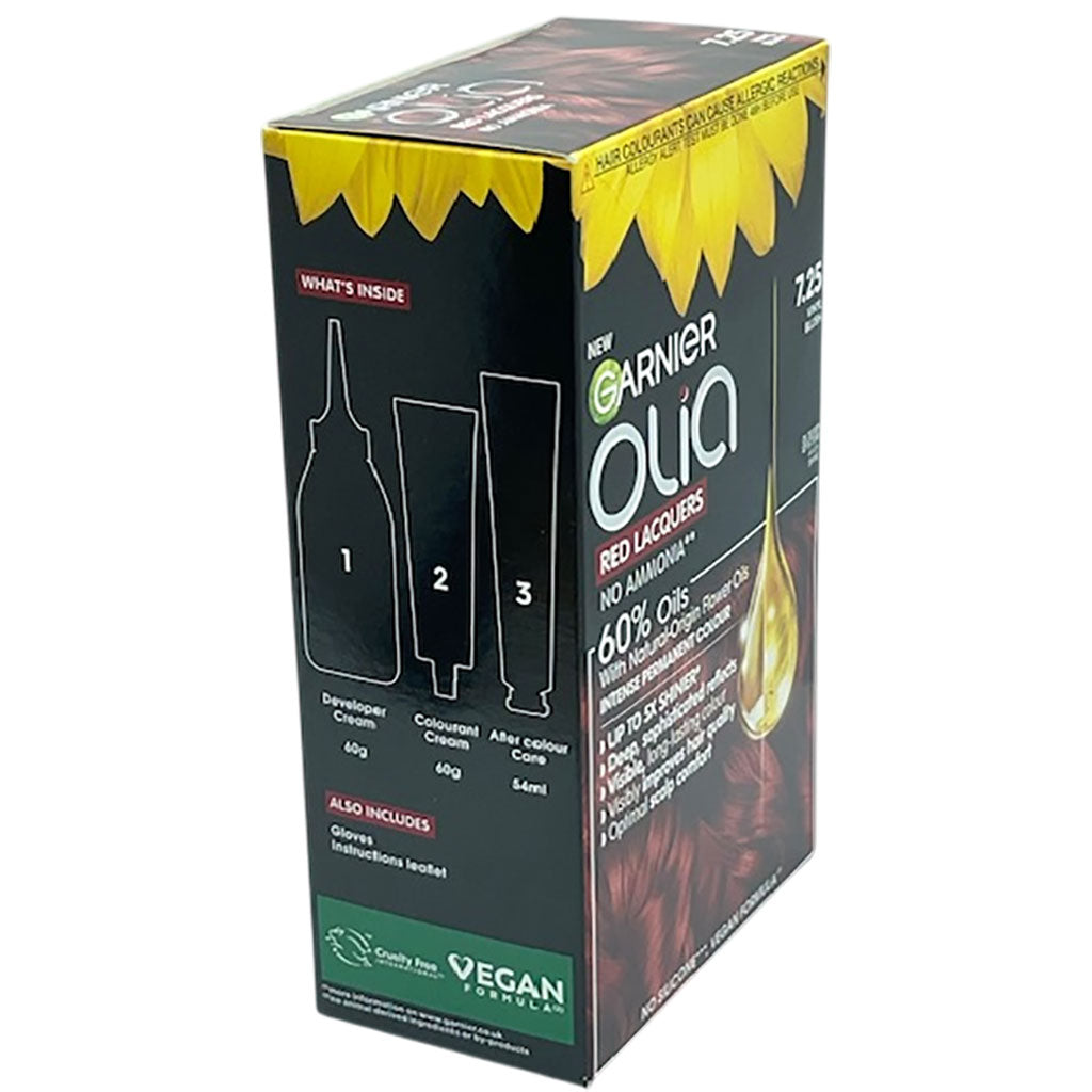 Garnier Olia Red Lacquers Intense Permanent Hair Color 725 Vinyl Blush