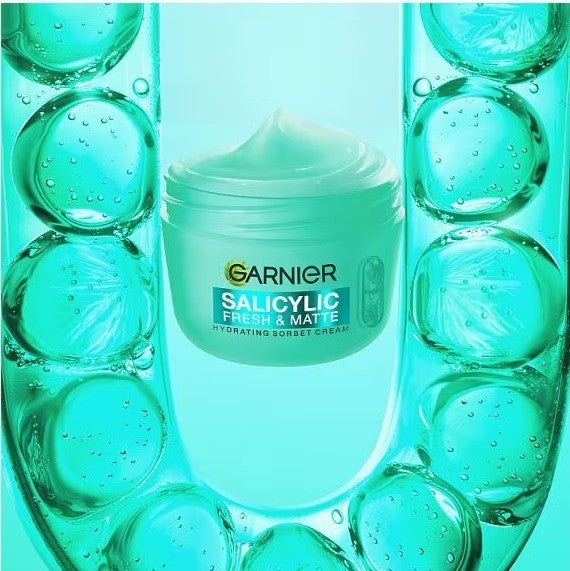 Garnier Salicylic Fresh And Matte Hydrating Sorbet Cream
