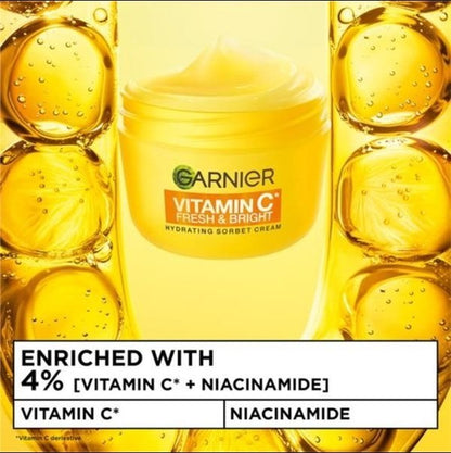 Garnier Vitamin C Fresh And Bright Hydrating Sorbet Cream