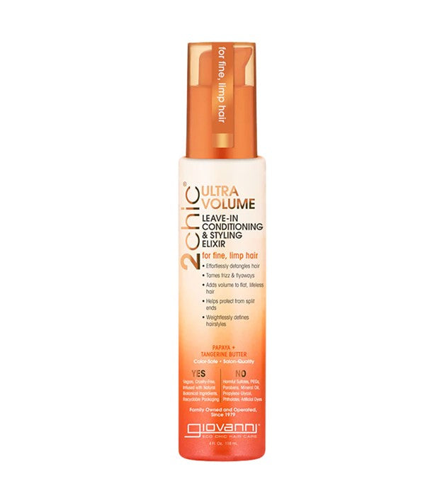 Giovanni 2 Chic Ultra Volume Leave In Conditioning And Styling Elixir
