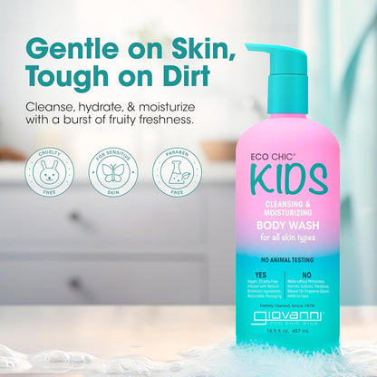 Giovanni Eco Chic Kids Cleansing And Moisturizing Body Wash