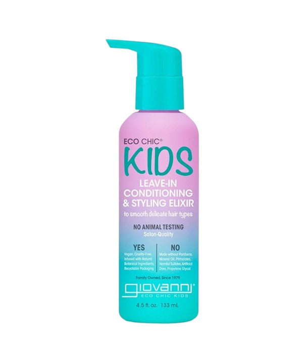 Giovanni Eco Chic Kids Leave In Conditioning And Style Elixir