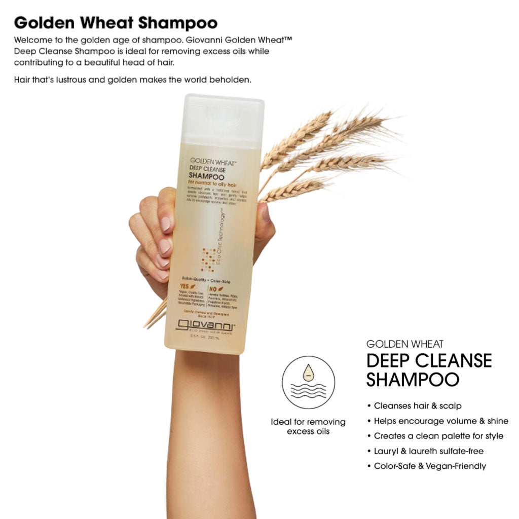 Giovanni Golden Wheat Deep Cleanse Shampoo