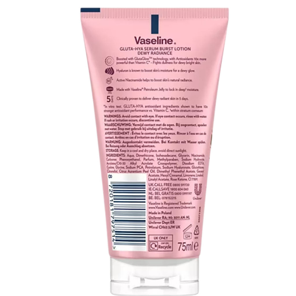Vaseline Gluta Hya Serum Burst Dewy Radiance Lotion