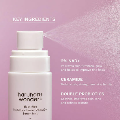 Haruharu Wonder Black Rice Probiotics Barrier NAD Plus Serum Mist