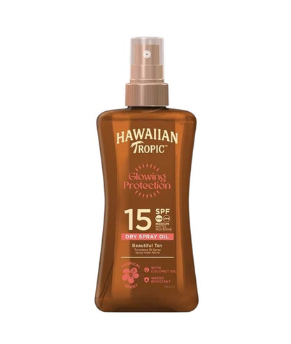 Hawaiian Tropic Glowing Protection Beautiful Tan Dry Oil Gel 15SPF