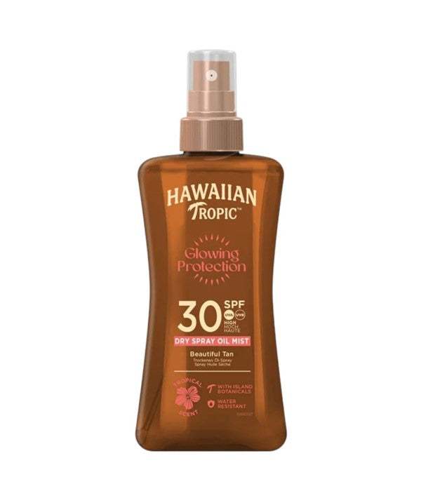Hawaiian Tropic Glowing Protection Beautiful Tan Dry Spray Oil Mist 30SPF