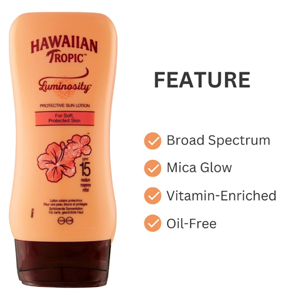 Hawaiian Tropic Luminosity Protective Sun Lotion SPF15