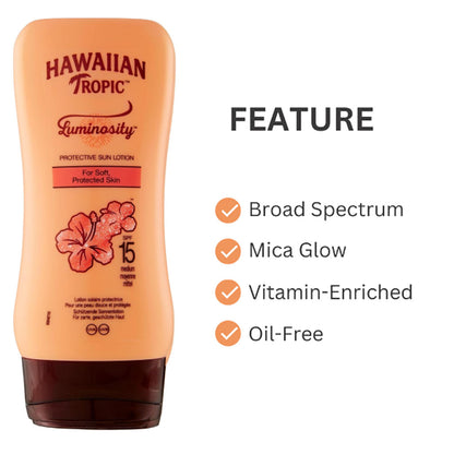 Hawaiian Tropic Luminosity Protective Sun Lotion SPF15