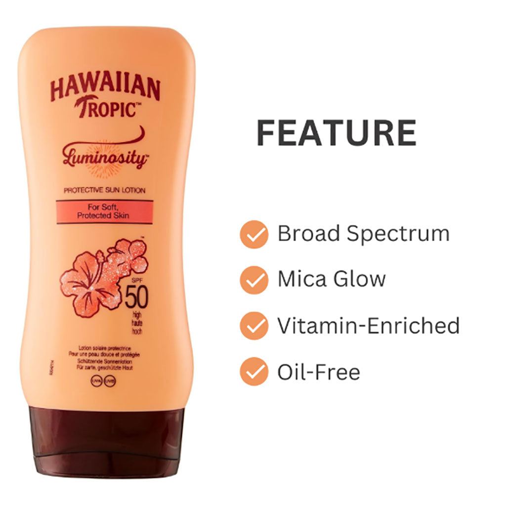 Hawaiian Tropic Luminosity Protective Sun Lotion SPF50
