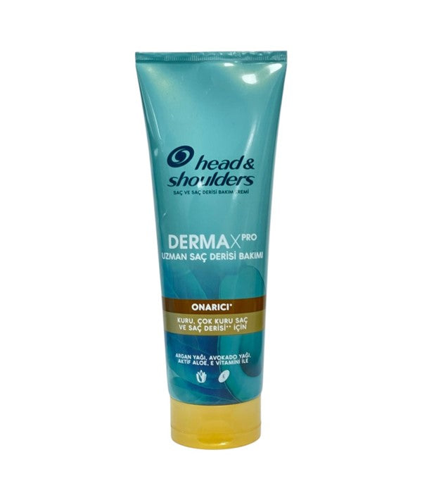 Head &amp; Shoulders Derma X Pro Expert scalp care conditioner in a 220ml bottle with a white and blue label.