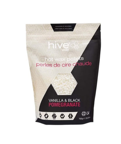 Hive  Hot Wax Pellets Vanilla And Black Pomegranate