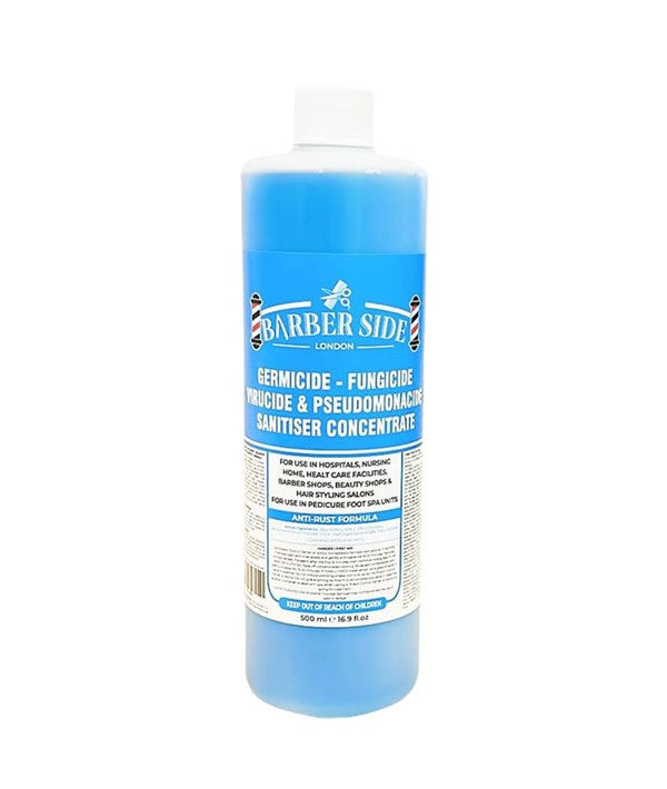 Ican London Barber Side London Germicide Blue Solution