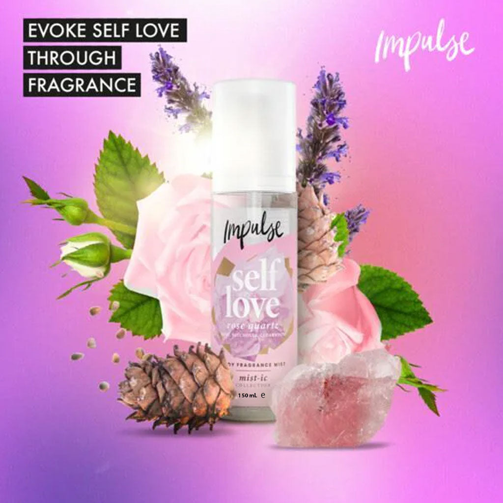 Impulse  Self Love Rose Quartz Body Fragrance Mist