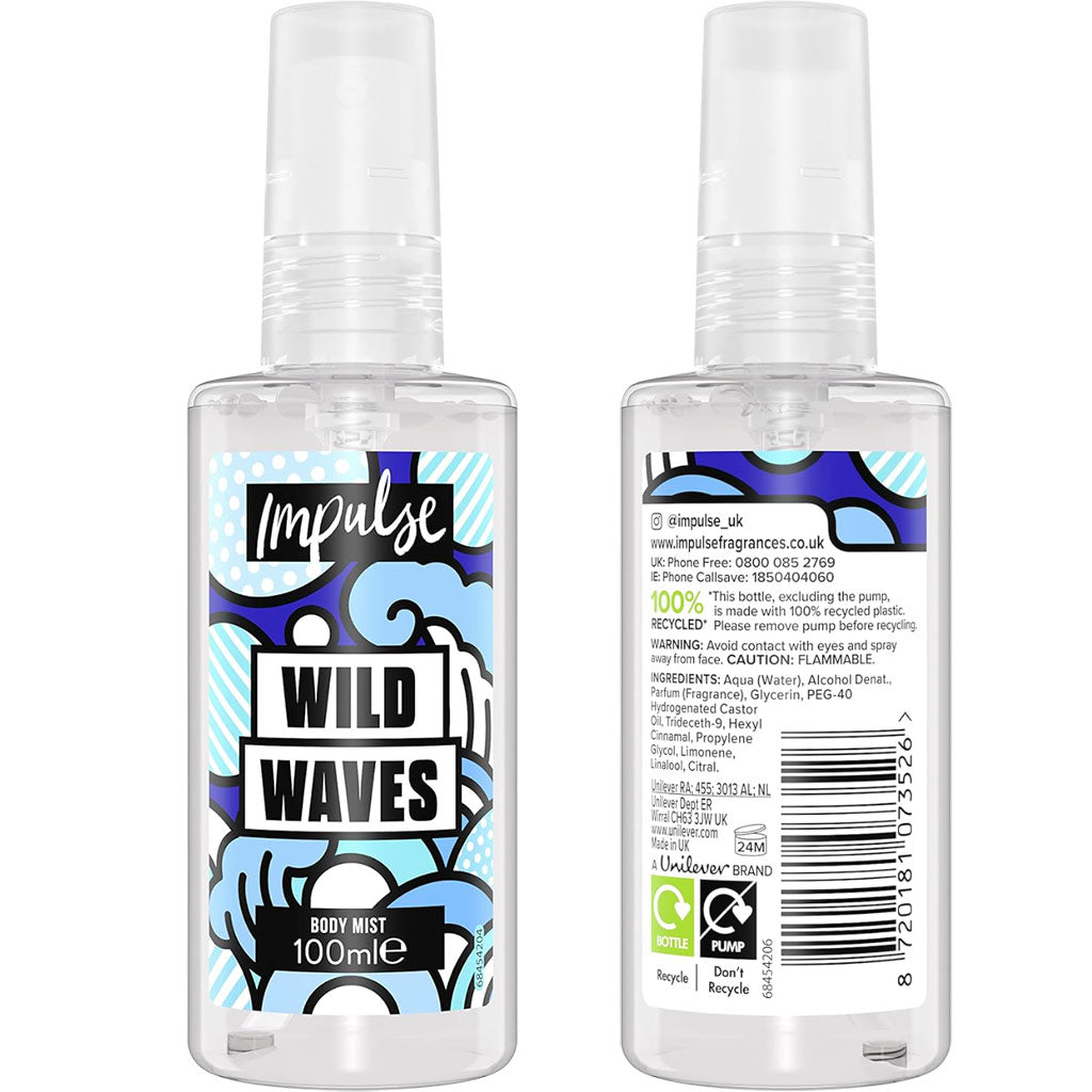 Impulse  Wild Waves Body Mist