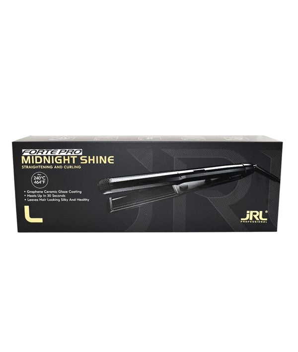 JRL Professional Forte Pro Midnight Shine Straightening And Curling Black